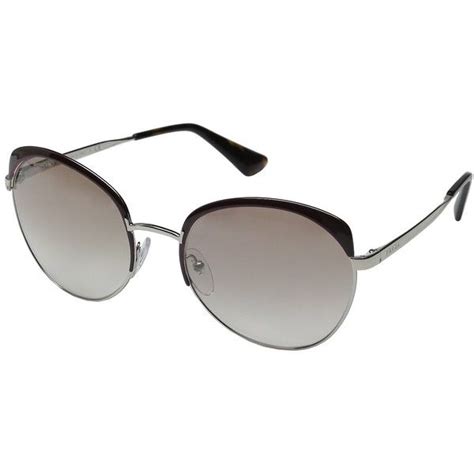 Prada Women's 0PR 54SS Amaranth/Silver/Mirror Brown